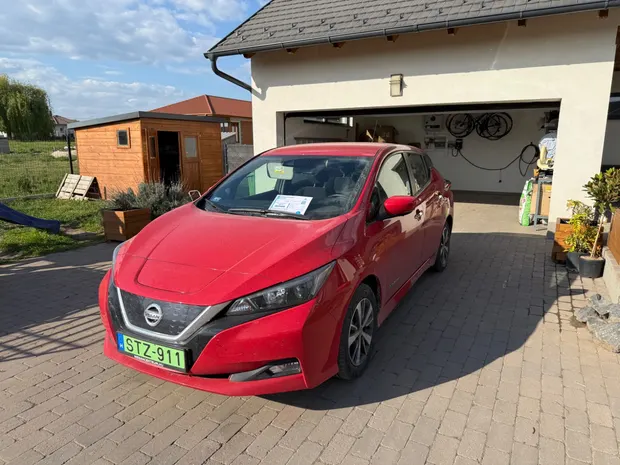 Felmért használt elektromos autó a kiszállás helyszínén